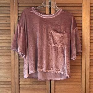 Pink Velvet comfy T-shirt Blouse